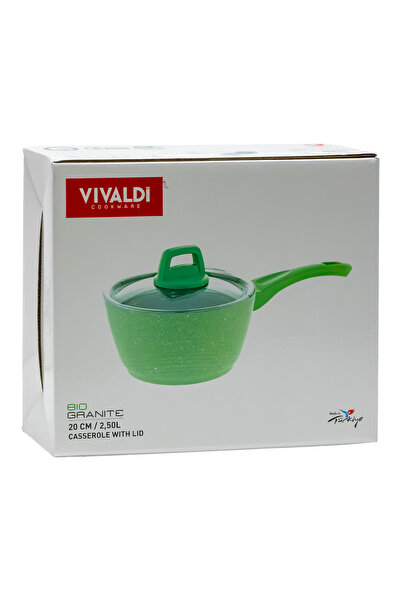 Vivaldi Granite Saucepan with Lid, 2.5L