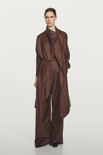 Massimo Dutti %100 yün pensli pantolon - STUDIO