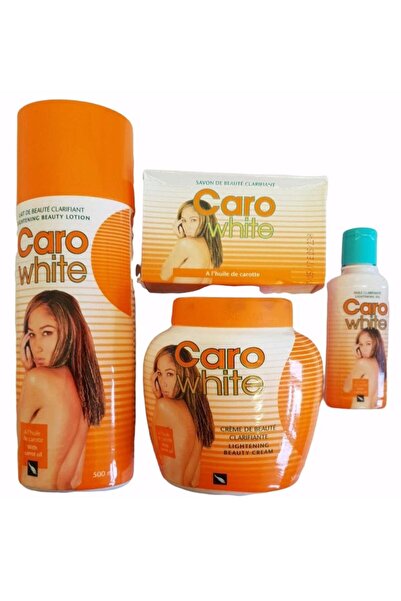 Caro White مجموعة العناية بالجسم - 4 قطع، 1230 جم