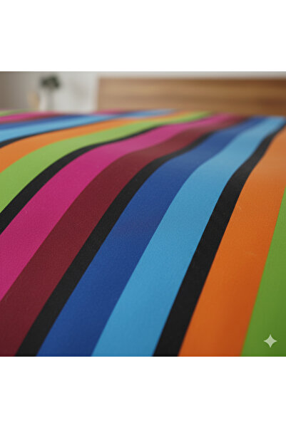 ELEGANCEHOME Colorful Cotton Satin Single Duvet Cover Set