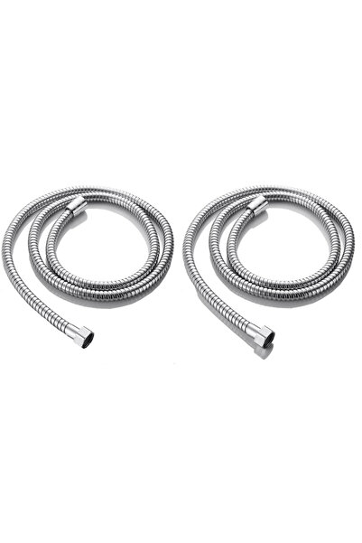 Home Çelik Örgülü Pirinç Somunlu Patlamaz Paslanmaz Yıpranmaz 150 cm Banyo Du...