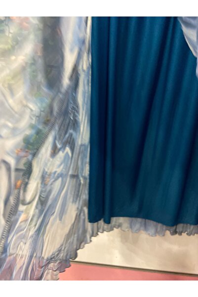 edu collection Fusta bohe din șifon cu model, cu căptușeală