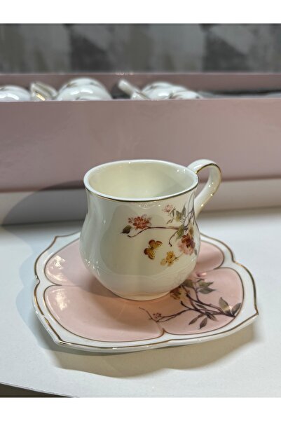 Kosova Porselen lüks 6lı kahve fincan seti