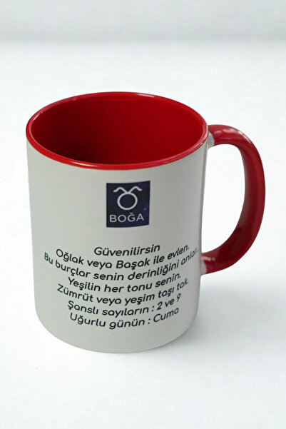 Ahinur Mutfak Taurus Zodiac Mug – Reliable, Loyal, Natural, and Fortune-Focused Design Mug