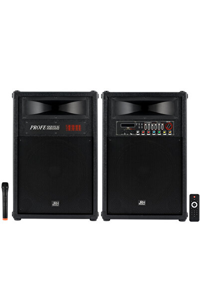 OEM JRH 2035 professional speaker set, 13 equalizers, microphone and remote control