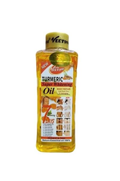 Veet Gold زيت الكركم لإصلاح الجسم وتفتيحه، 1000 مل
