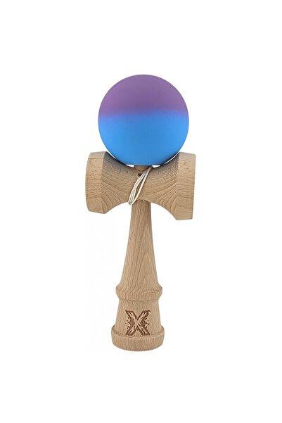 Avaleea Kendama X Originala, Profesionala, din Lemn, Rubber Grip, 18 cm, Grad...
