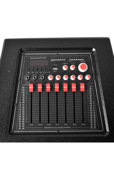 OEM Professional Active Speaker Set, JRH 2012DS, 600 W Power, 5 Band Graphic Equalizer, Wirel Microphones