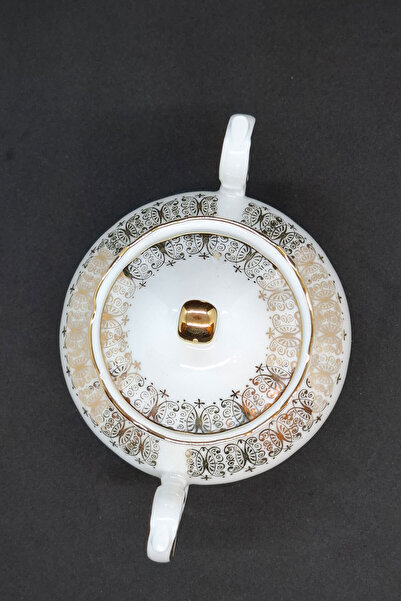 Winterling Antique Porcelain Sugar Bowl with Lid and Handle 250 ml