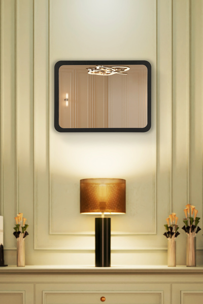 Trend Kitchen Belvano Modern Ahşap Çerçeveli Antre, Hol Koridor Salon Banyo D...