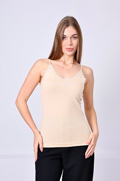 EcoFit Women's Lace Lycra Tank Top 4-Piece Economic Pack