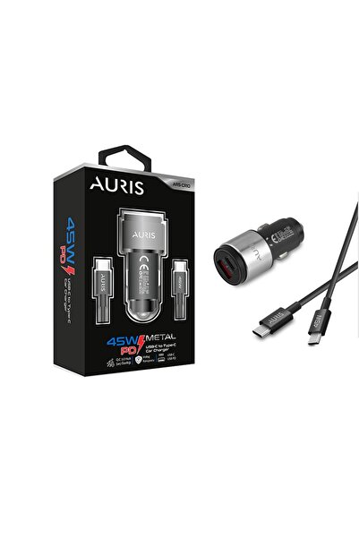 Auris ARS-CR10 – 45W Metal PD Araç Şarj Cihazı