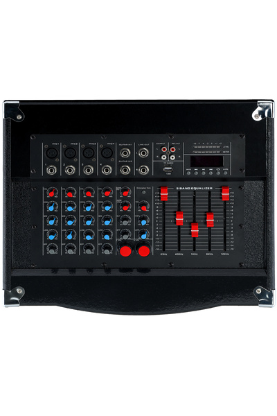 OEM Professional Active Speaker Set, JRH, 2000 W Power, 5 Band Graphic Equalizer, Wireless Microphones, C