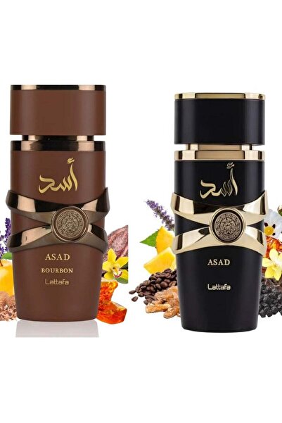 latafah perfume اسد بوربون او دي بارفان 100 مل و اسد للرجال او دي بارفان 100 مل