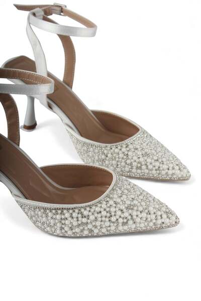 luuq shoes Sheny Low Heel Rhinestone Evening Dress Heeled Shoes