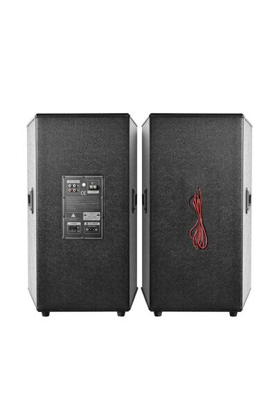OEM Professional Active Speaker Set, JRH 2012DS, 600 W Power, 5 Band Graphic Equalizer, Wirel Microphones