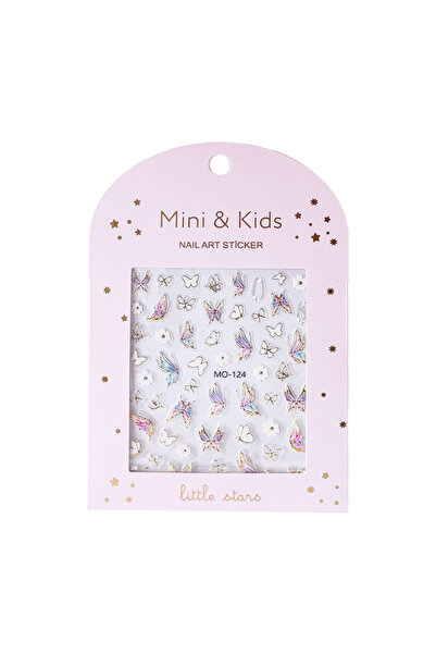 Mini and Kids Mini & Kids Çocuk Tırnak Sticker - Butterfly