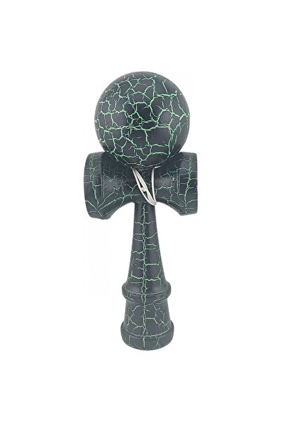 Avaleea Kendama X Original, Profesional, Kendama Crăpată, Lemn - 18 cm, Negru...