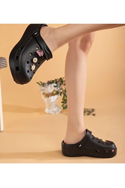 PLN SHOES High Sized Hospital Cook Nurse Doctor Slippers Cross With Massage Base