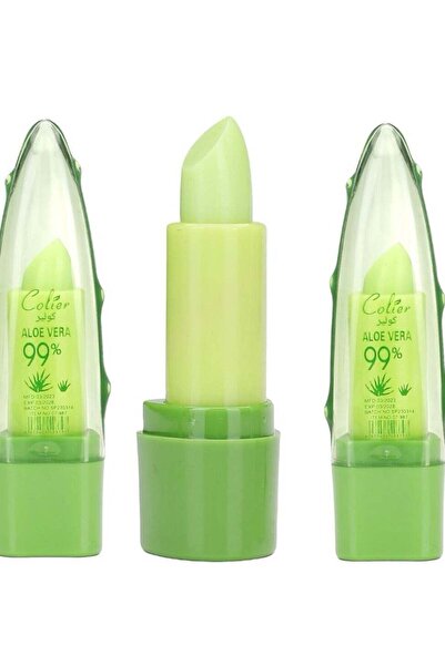 colier Kolier 3-piece Aloe Vera Moisturizing Lipstick - Green