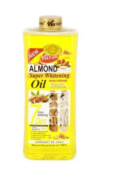Vit Gold زيت اللوز للتبييض الفائق 1000 مل