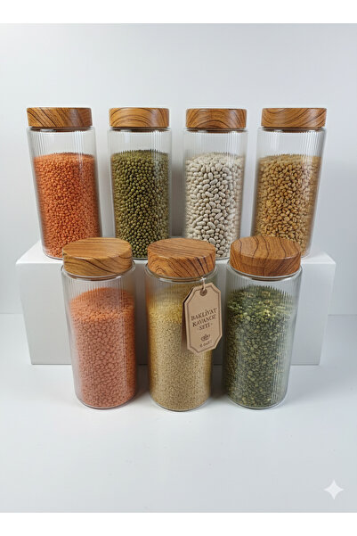 Bir Büyük kavanoz 6,lı