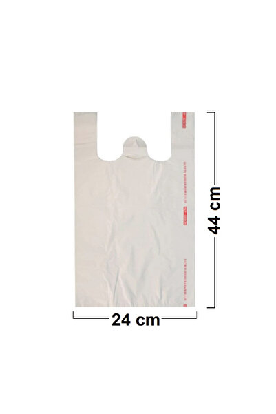 OEM Set of 500 White Bags 24x44 cm
