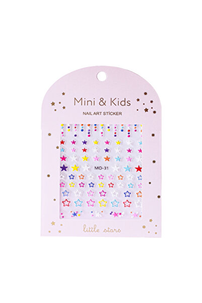 Mini and Kids Mini & Kids Çocuk Tırnak Sticker - Stars