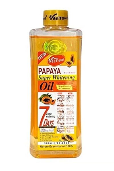 Vit Gold زيت البابايا لإصلاح الجسم وتبييضه، 300 مل