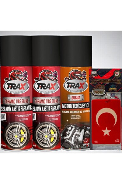 ARACINIZ İÇİN EN İYİSİ T-RAX Preuimum Kokulu 2 Adet Seramik Lastik Parlatıcıs...