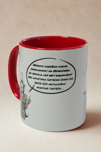 Ahinur Mutfak Gemini Zodiac Porcelain Mug – Clever, High Communication Skills and Energetic Design Mug