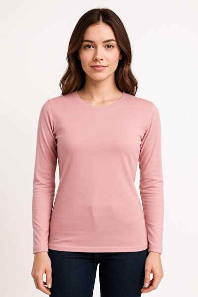 ALDAIYR Round Neck Women's Long Sleeve Lycra Body