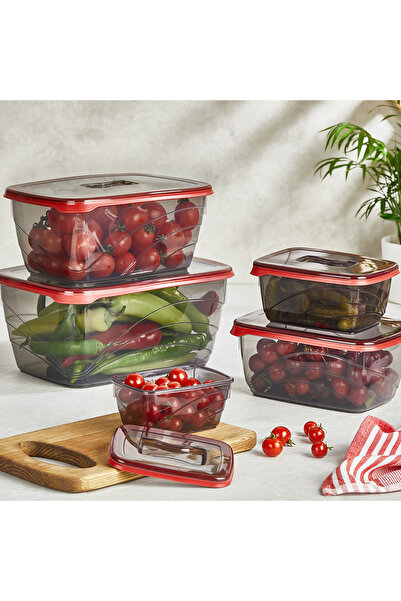Mons Qlux Storage Container Set 1600 + 2800 + 4600 ml Bpa-Free Storage Container L-00772 Carrying Container