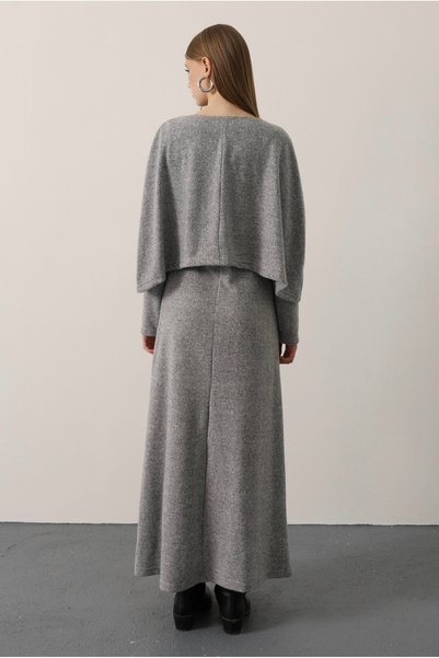 İldies store Long Dress with Cape New