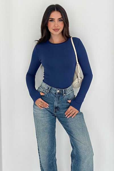 Noa Noa Women's Finger-Looped Long Sleeve Blouse – Fitted & Unlined