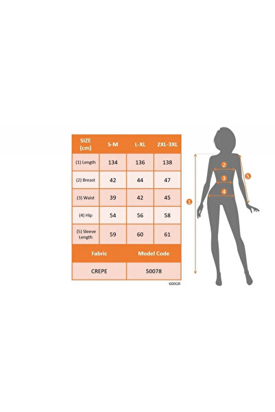 GENCULUS Women's Long Sleeve Double Breasted Neck Side Tie Crepe Full Length Dress