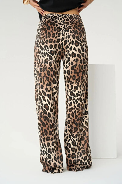 GENCULUS Elastic Trousers Leopard