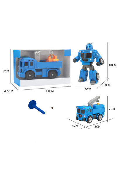 OEM DIY Toy Truck - blue assembly robot