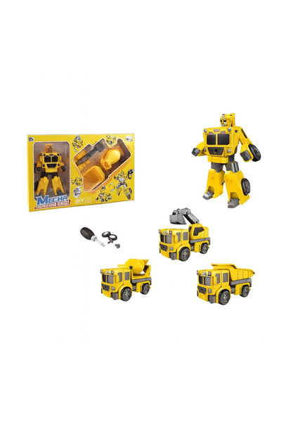 OEM DIY Toy Robot Assembly – Construction Site Yellow