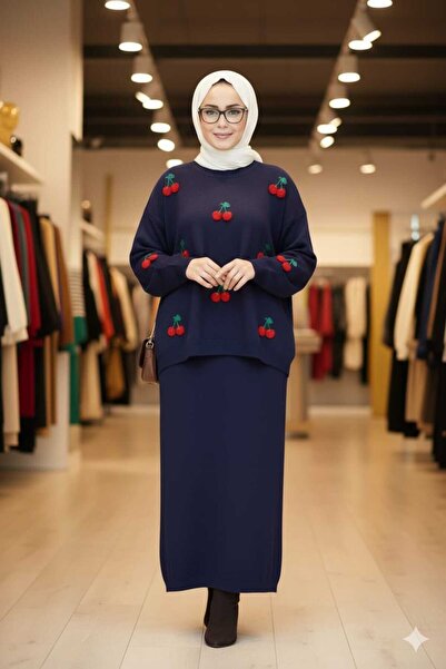 PEKA Cherry Patterned Gilet Dress