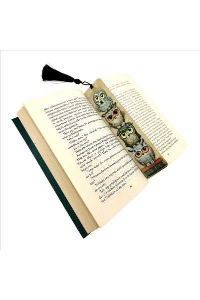 Souvenest Cute Owls Printed Bookmarks 19cm X 5cm |   Bookmark-119