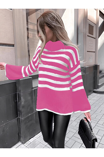 GENCULUS Women's Long Sleeve Turtleneck Spanish Sleeve Knitwear Blouse