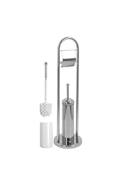 Artex Artex toilet paper holder with toilet brush, stainless steel, 22 x 81 cm