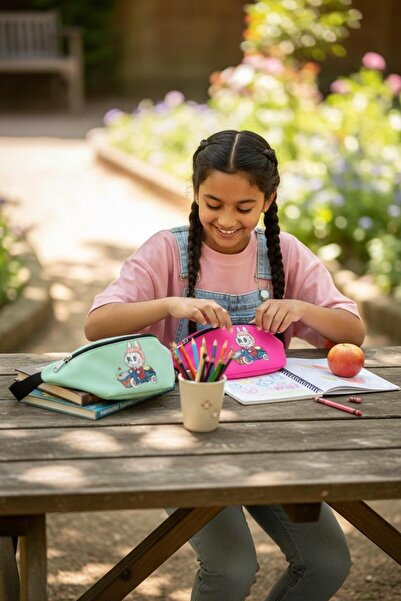 Epod Çocuk Labubu Unisex Ayarlanabilir Bel, Omuz Çantası