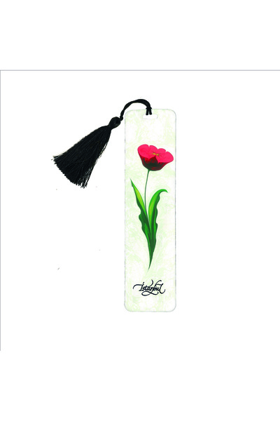 Souvenest Ebru Flower Printed Bookmarks 19cm X 5cm |   Bookmark-94