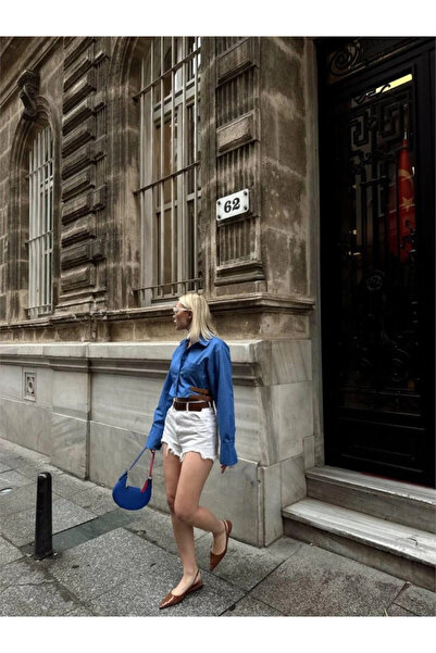 GENCULUS Sky Popin Crop Side Double Keer Detail Avi