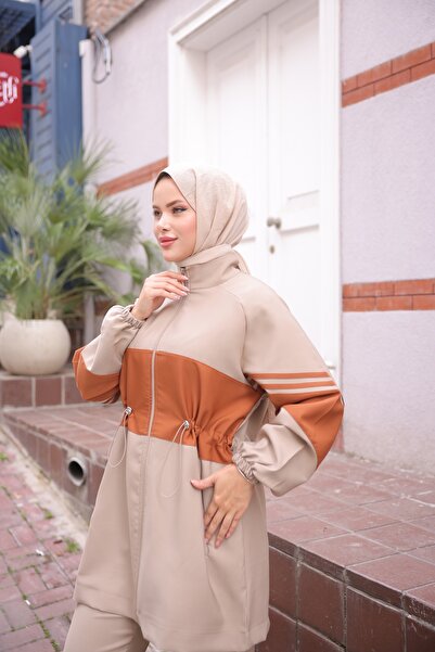 MİMİ Luxury Wear Σετ αθλητικής φόρμας Hijab με φερμουάρ στο κάτω μέρος και στο επάνω μέρος