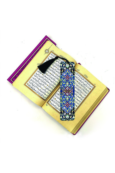 Souvenest Rumi pattern Printed bookmark 19cm x 5cm |   Bracket-129
