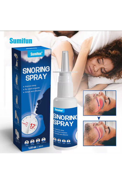 SUMIFUN Snoring Relief Nasal Spray – Rhinitis & Cold Nasal Congestion Reliever | Easy Breathing Anti-Snore