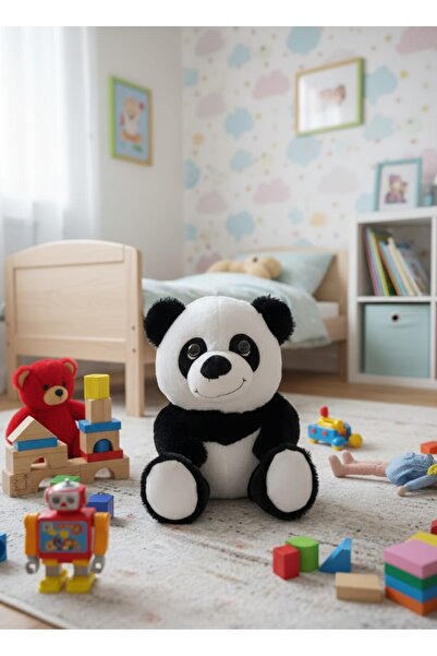 Selay Peluş Sevimli Oturan Panda Kız Erkek Çocuk Oyuncak